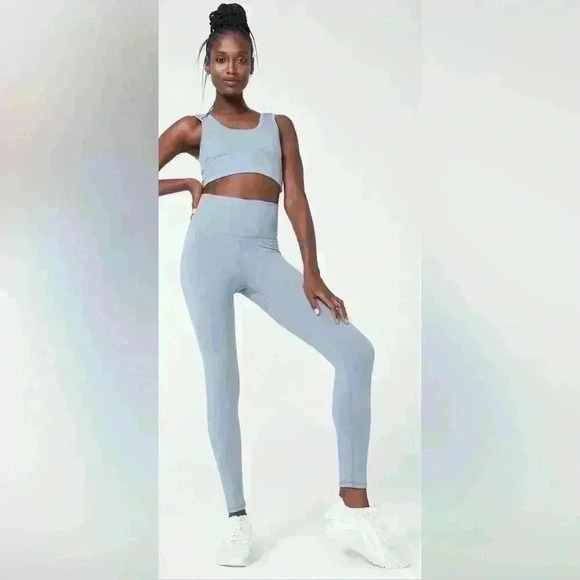 Terez TLC Leggings - Dove Gray - Butter Soft - Size S - Picture 1 of 9